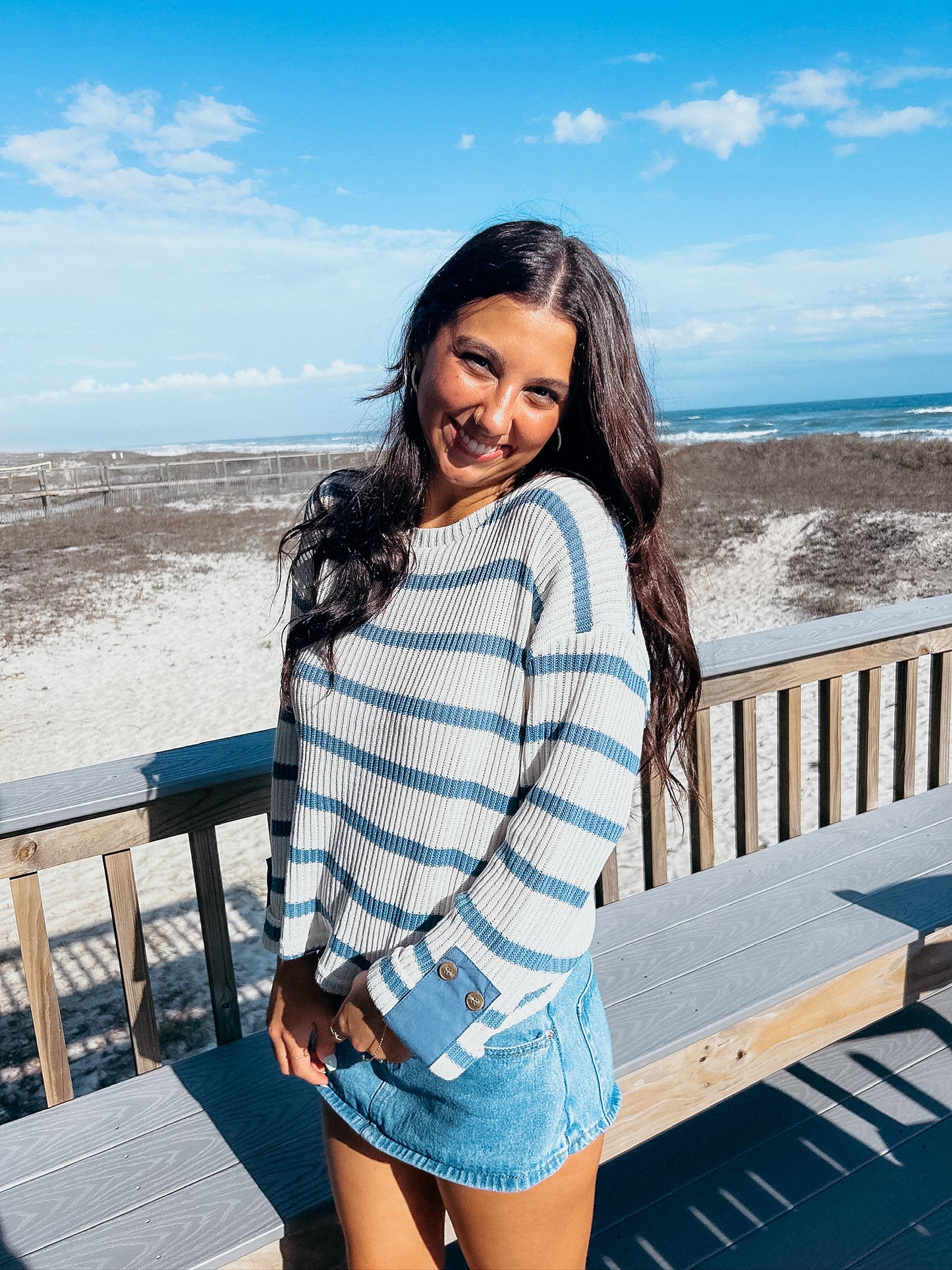 Need A Boat Stripe Sweater