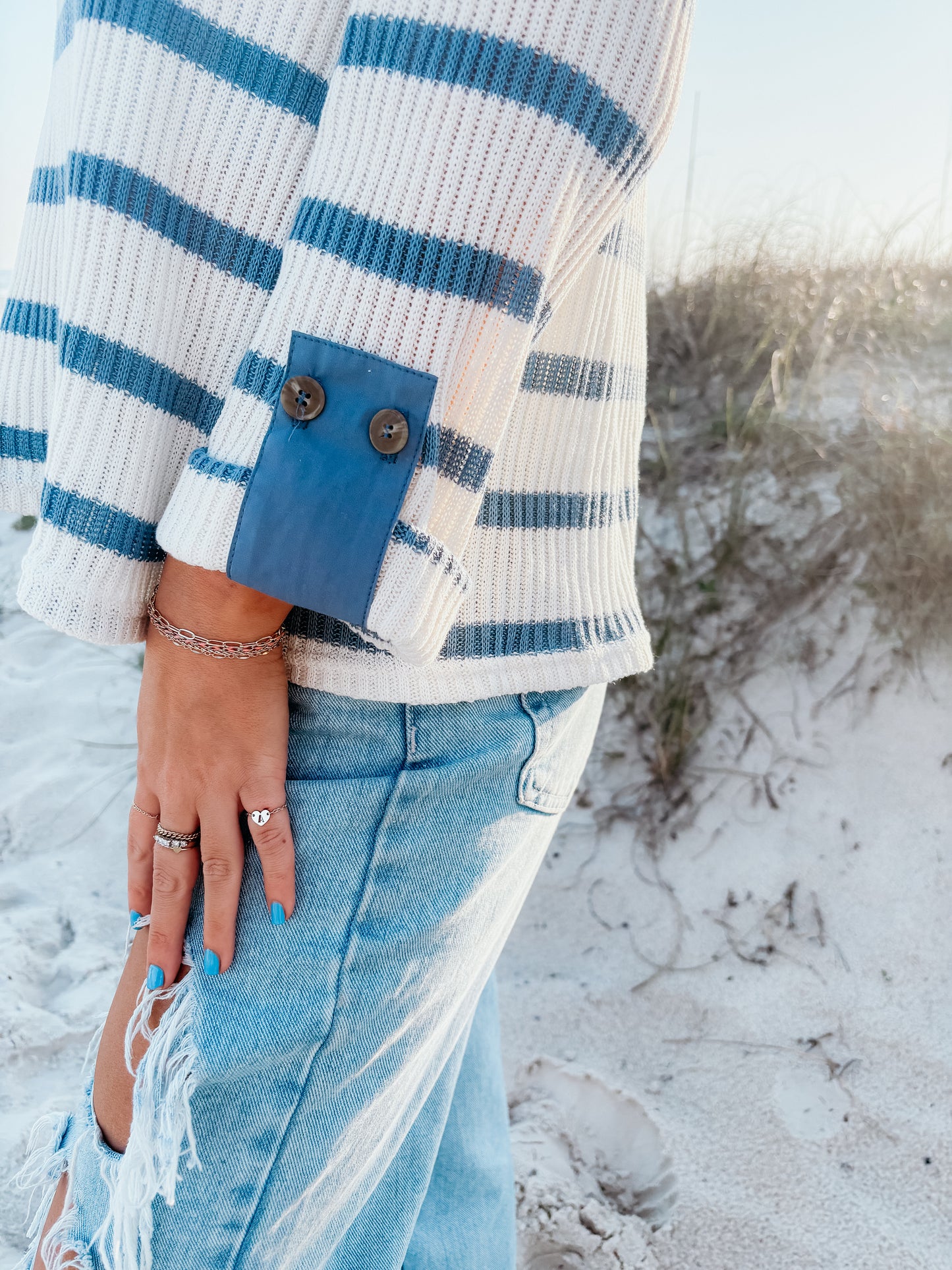 Need A Boat Stripe Sweater
