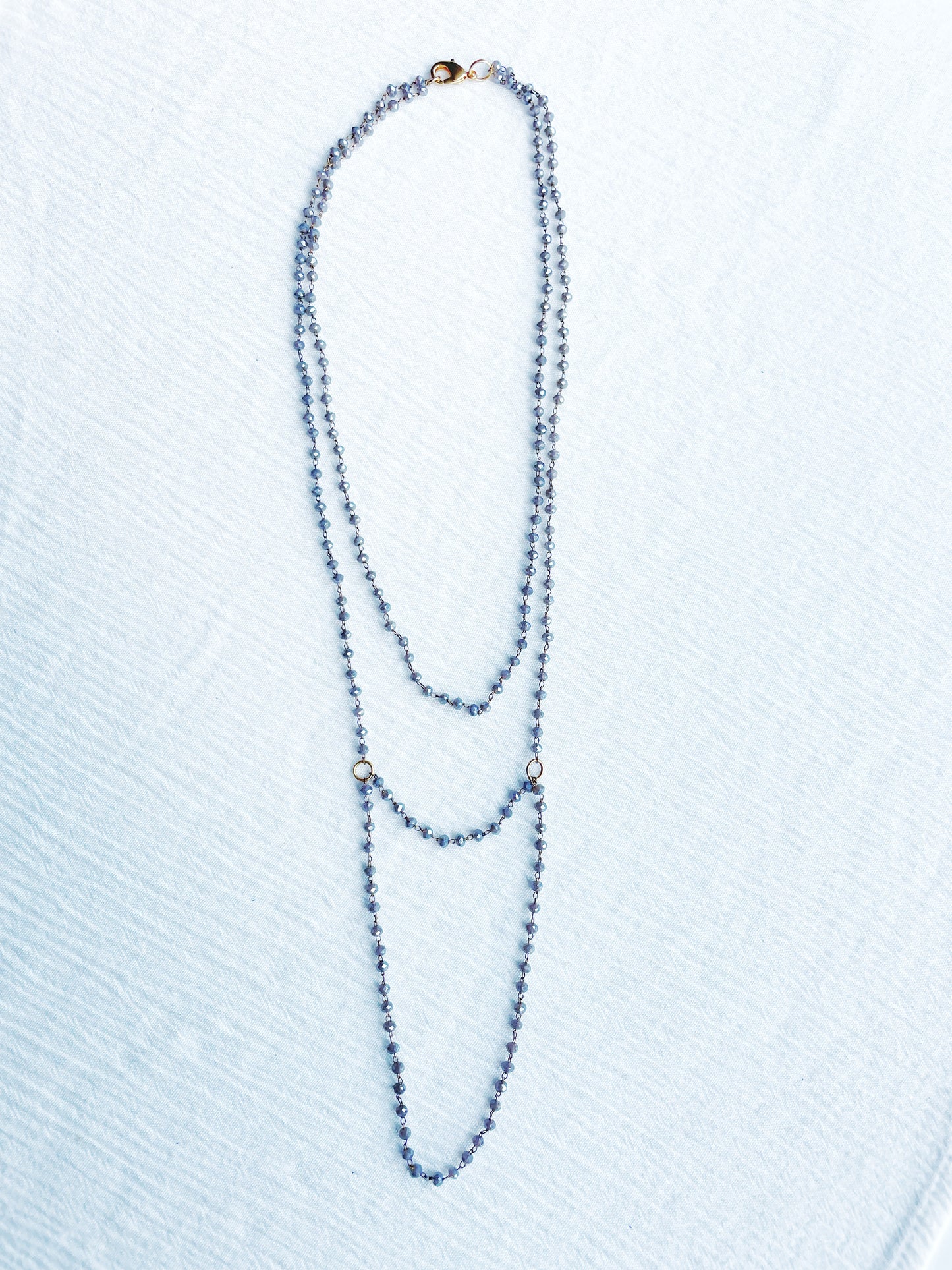 Layered Beaded Necklace - FINAL SALE