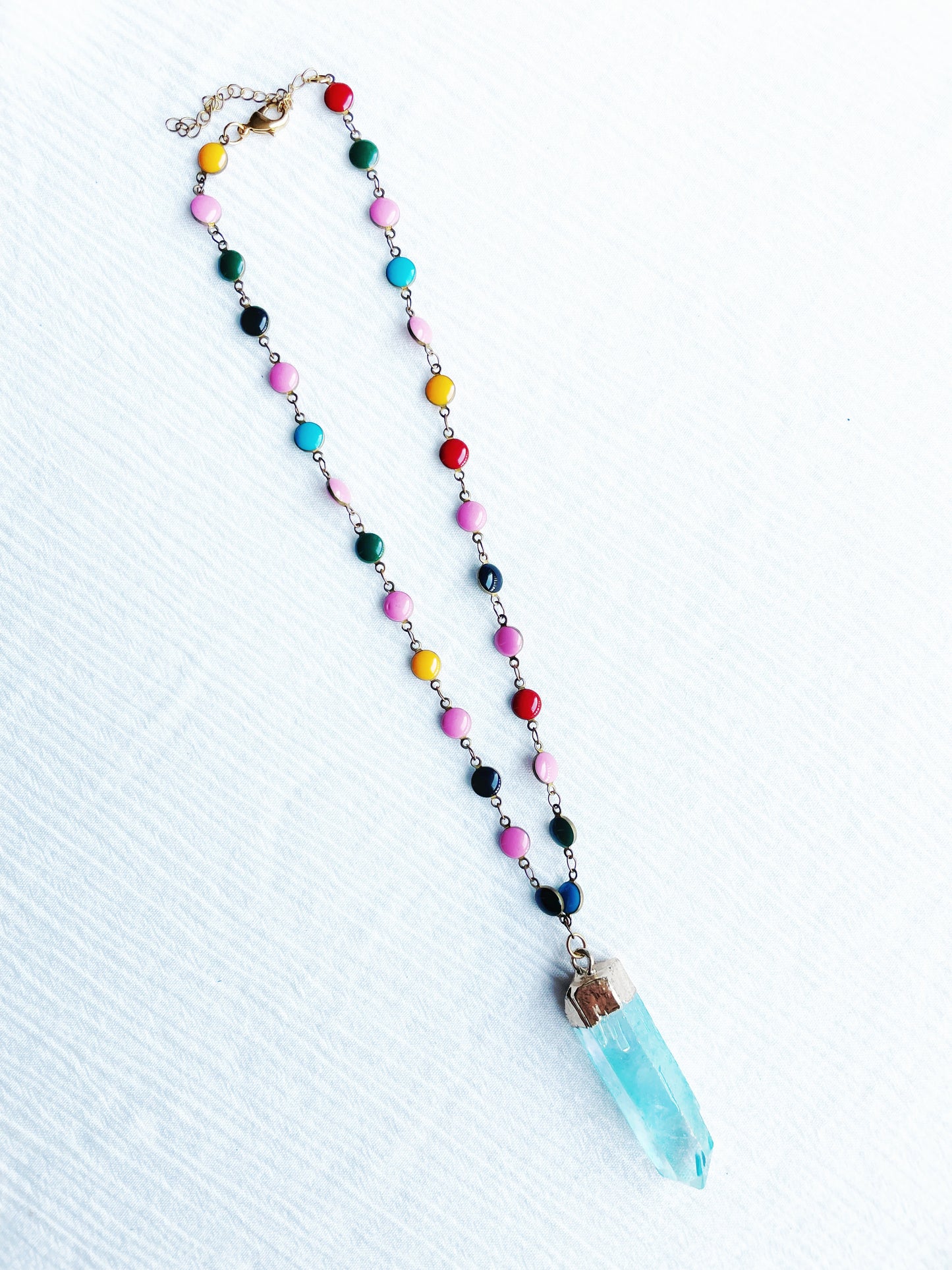 Crystal Rainbow Necklace - FINAL SALE