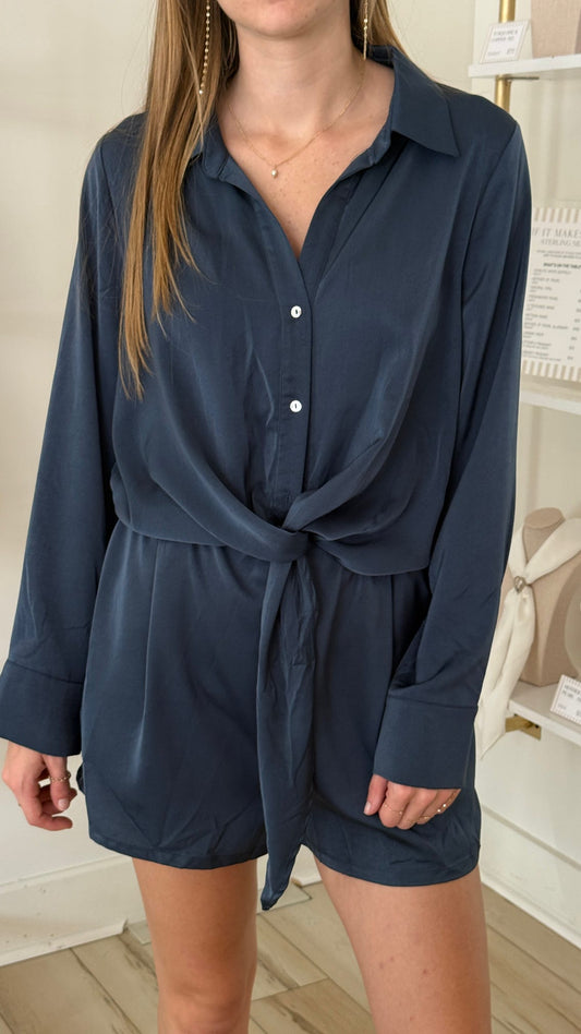 Blue Romper
