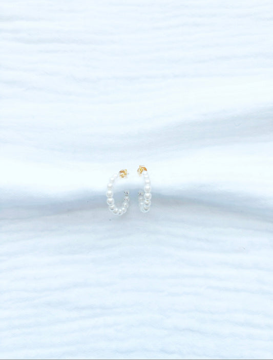 Pearl Hoops